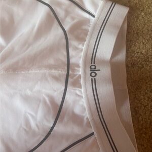 ALO Yoga White and Black Women's Pants